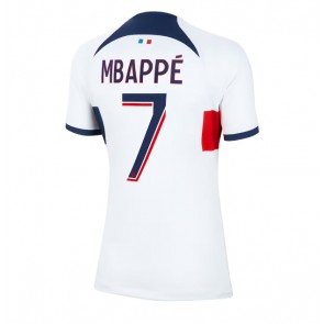 Paris Saint-Germain Kylian Mbappe #7 Replika Udebanetrøje Dame 2023-24 Kortærmet